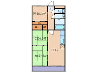 グランコート21の物件間取画像